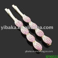 Simple elegant hair pin , hair clip sticks for fashion girl pink crystal dotted Hair Accessories HF80522